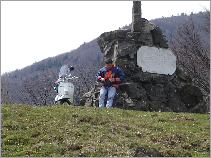 Resca scalatore in Vespa